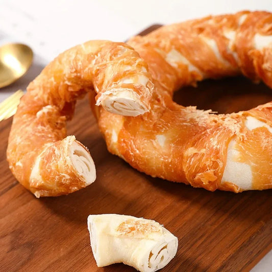 Friandises pour chiens – Donuts poulet & canard + bâtonnets à mâcher