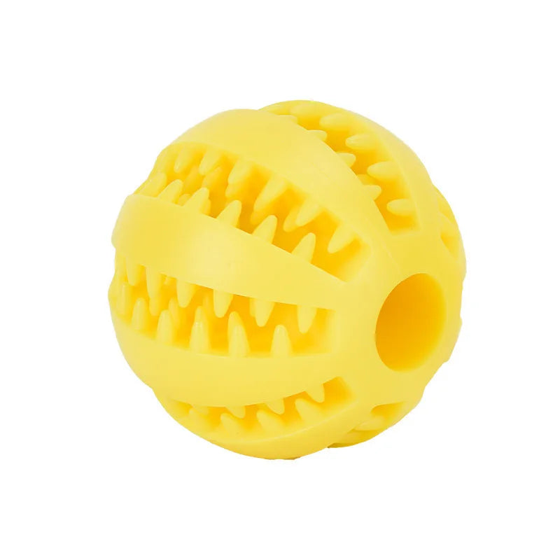 Boule de jouet pour chien, boules en caoutchouc interactives, jouets à mâcher pour chien