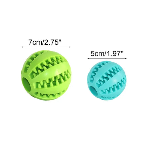 Boule de jouet pour chien, boules en caoutchouc interactives, jouets à mâcher pour chien