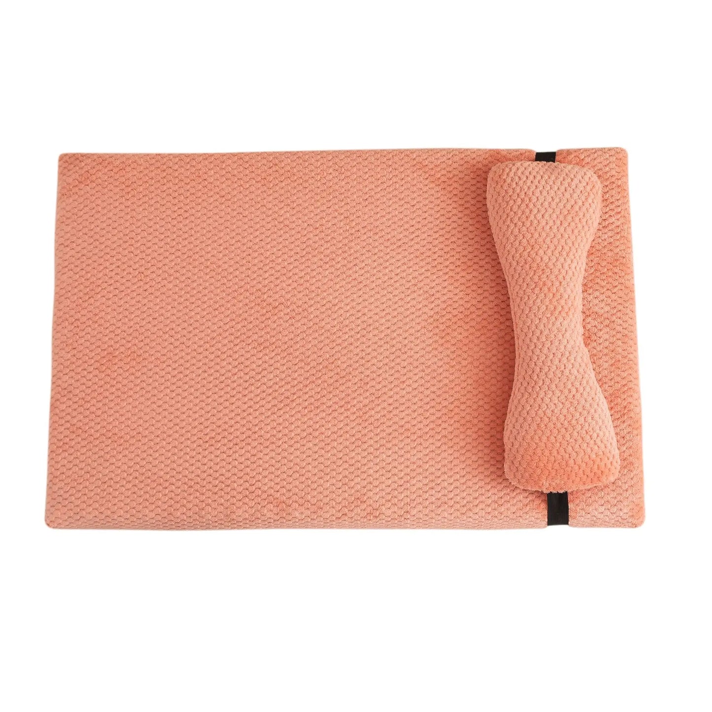 Lit chaud et apaisant pour chien avec oreiller, tapis en peluche moelleuse pour chien avec housse amovible et lavable pour grands, moyens et petits chiens et chats