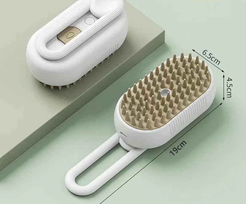 Brosse à vapeur pour chat et chien, pulvérisateur électrique, outil de toilettage pour animaux de compagnie