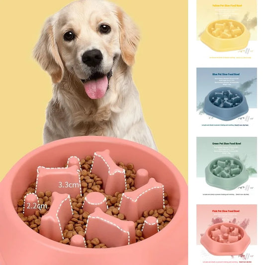 Gamelles pour chiens à alimentation lente pour chiots et junior