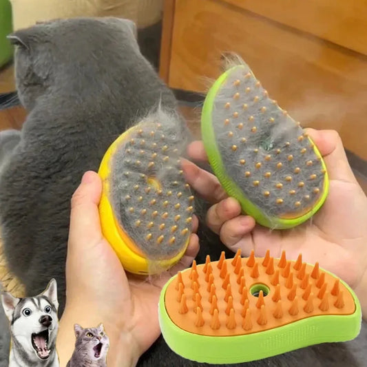 Brosse à vapeur pour chat et chien, pulvérisateur électrique, outil de toilettage pour animaux de compagnie