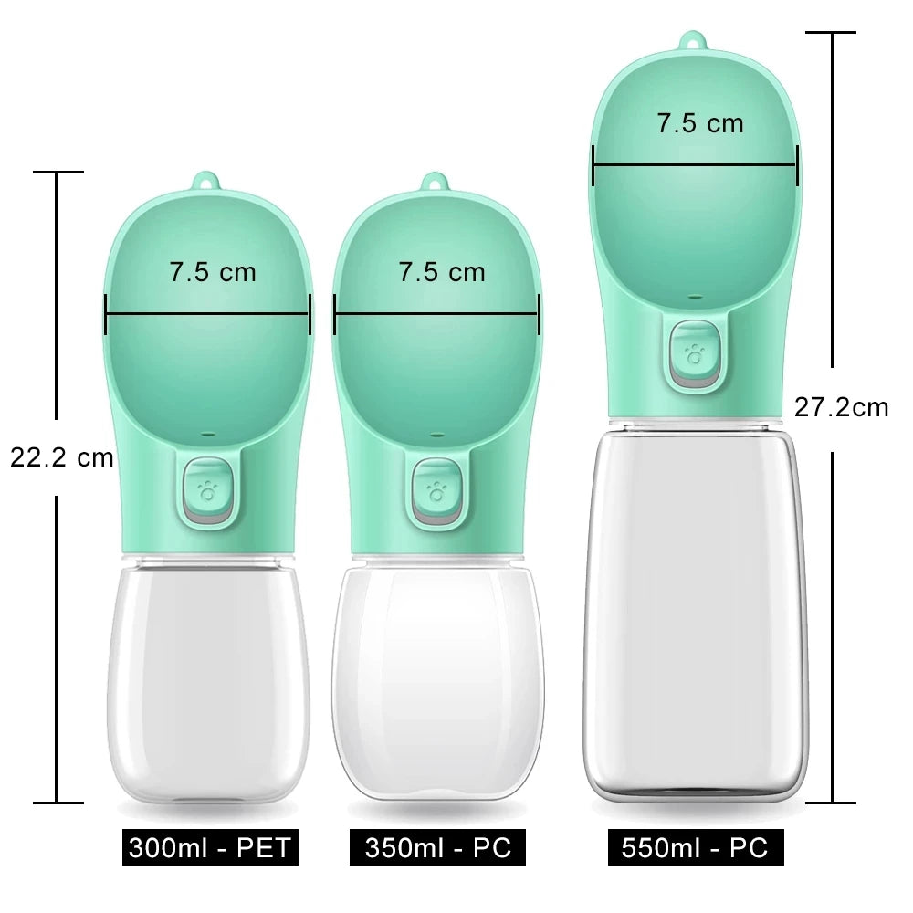 Bouteille d'eau portable pour chien, pour petits et grands