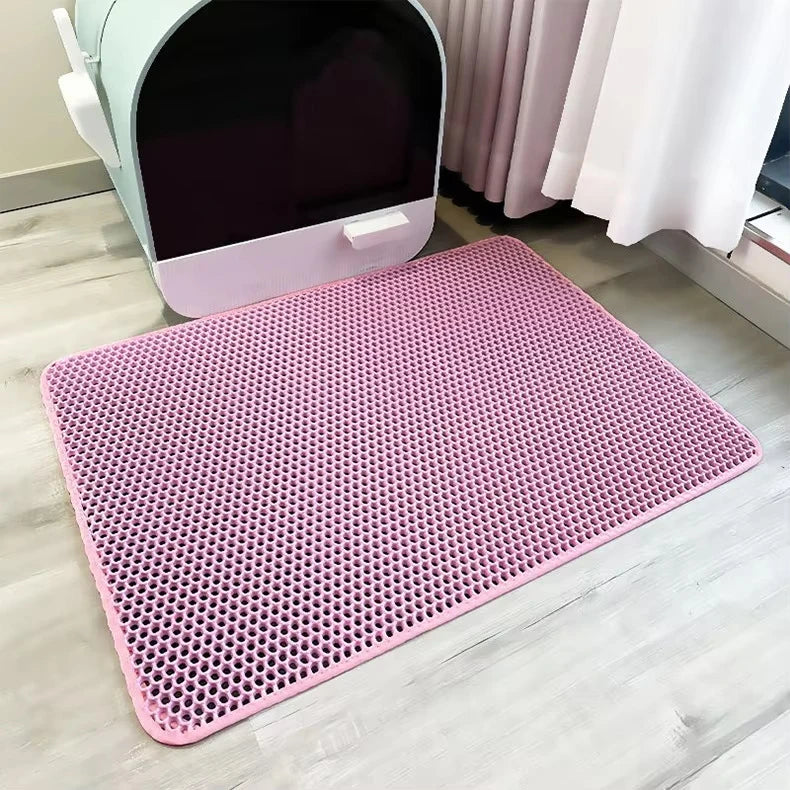 Tapis de litière pour chat Double couche