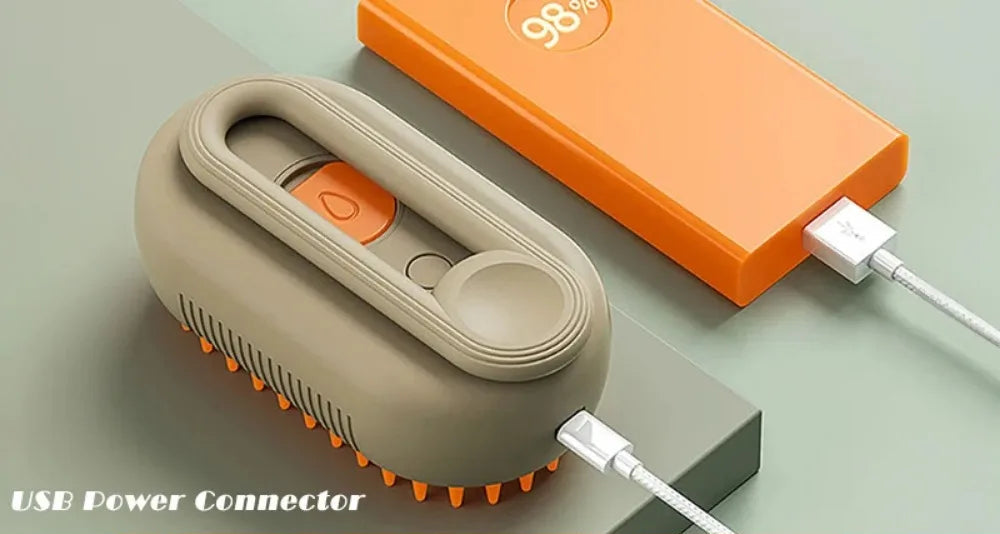 Brosse à vapeur pour chat et chien, pulvérisateur électrique, outil de toilettage pour animaux de compagnie